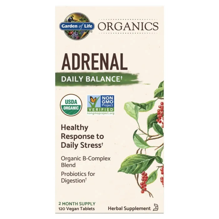 Organics Adrenal Daily Balance? 120 Tablets
