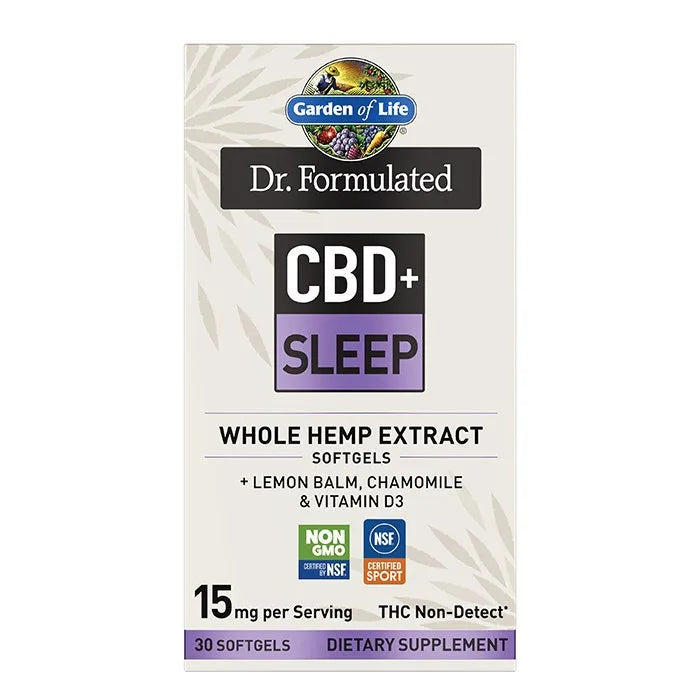 Dr. Formulated CBD+ Sleep Softgels