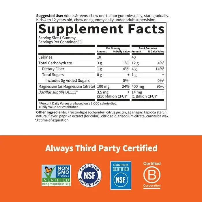 Dr. Formulated Magnesium Gummies - Orange Cr��me